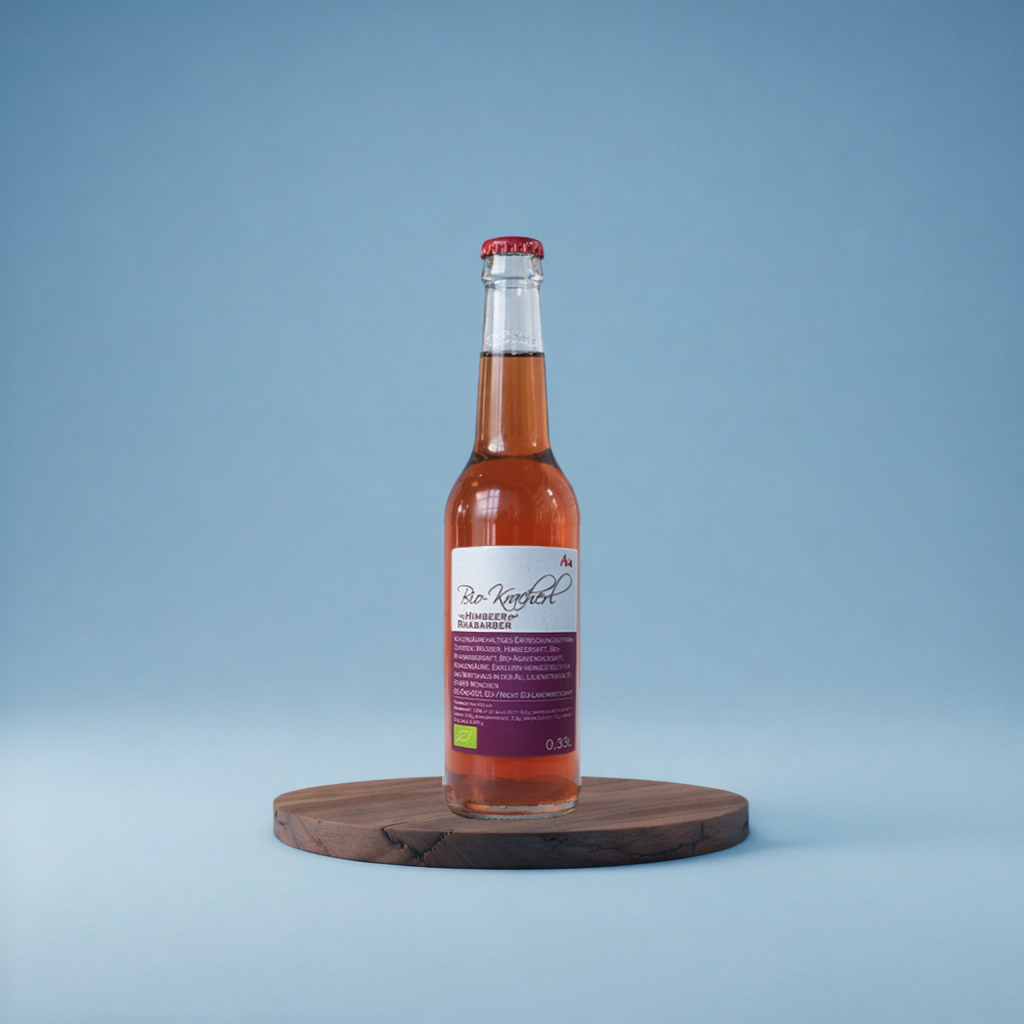 Bio-Kracherl Himbeer-Rhabarber (0,33l)